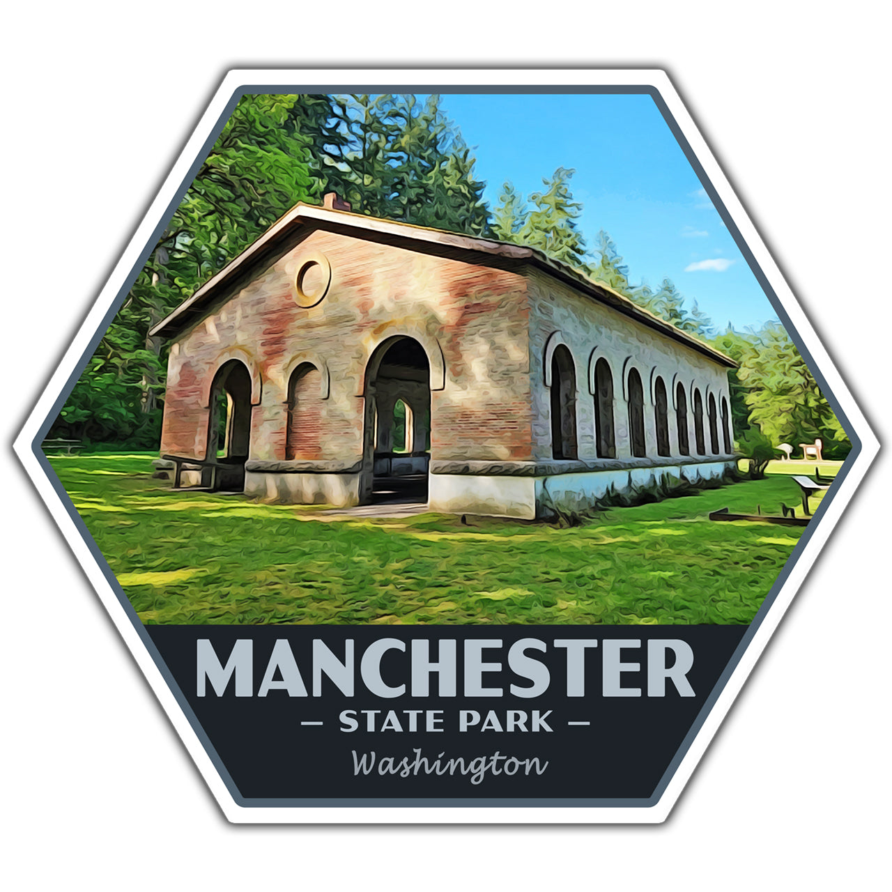 Manchester state park sticker