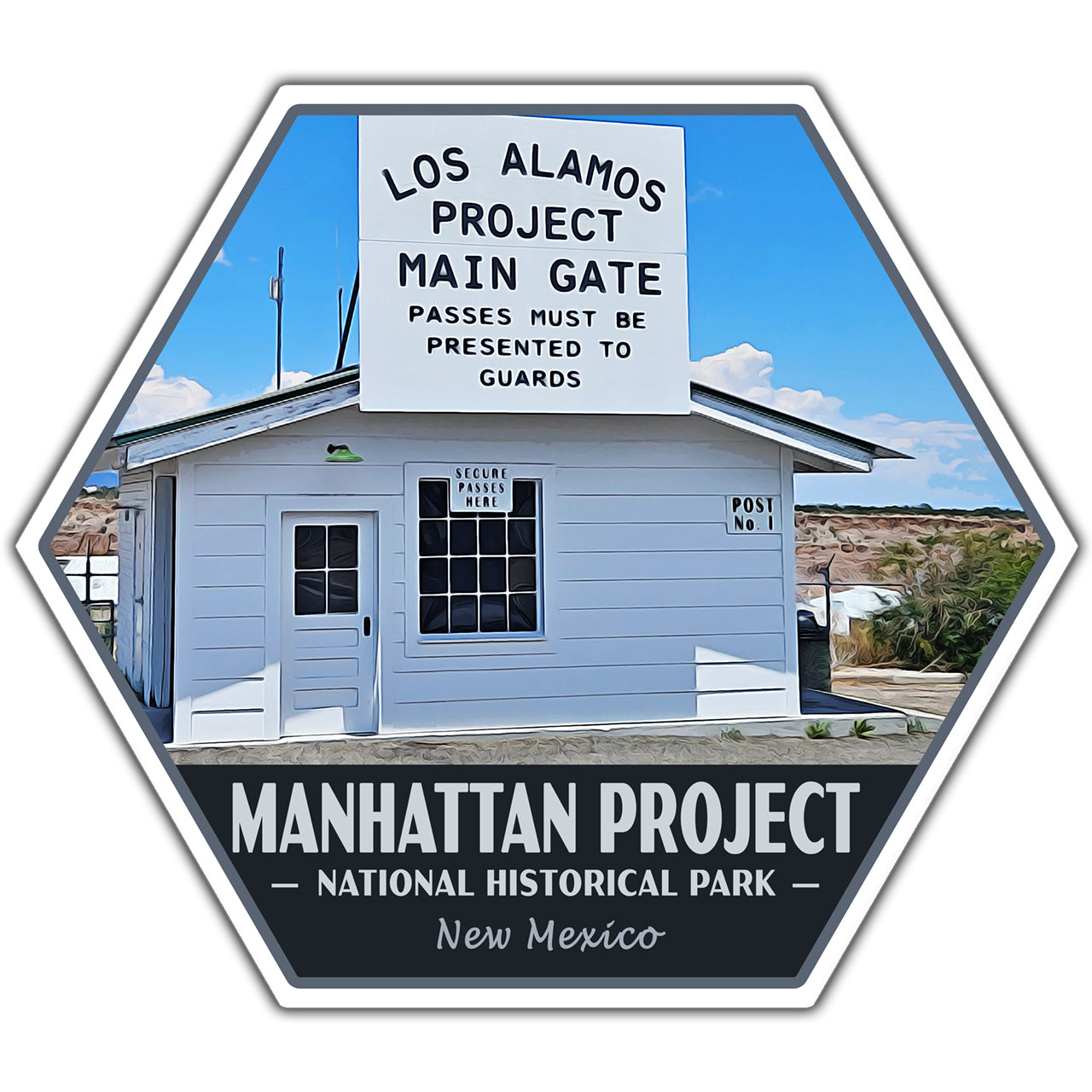 Manhattan Project National Historical Park sticker