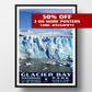 glacier bay national park poster