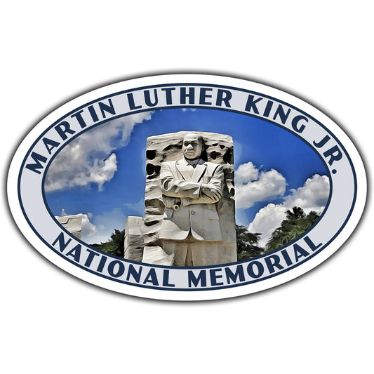 Martin Luther King, Jr. national memorial sticker