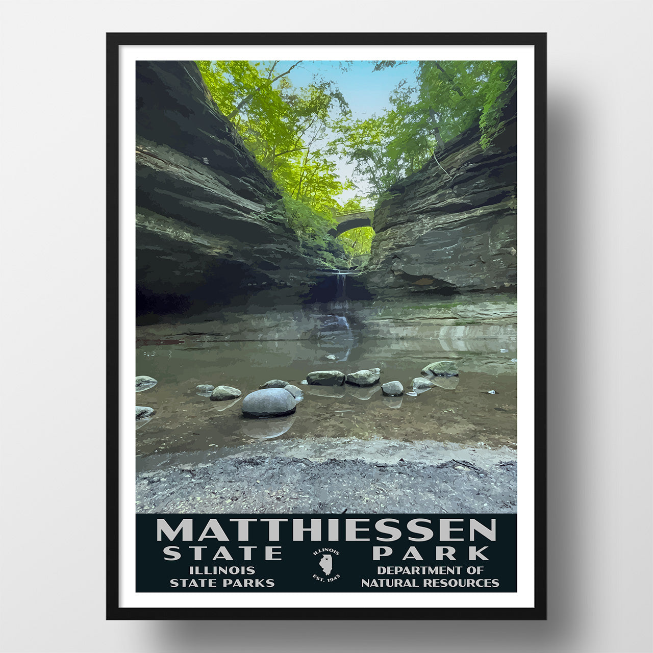 Matthiessen State Park Poster