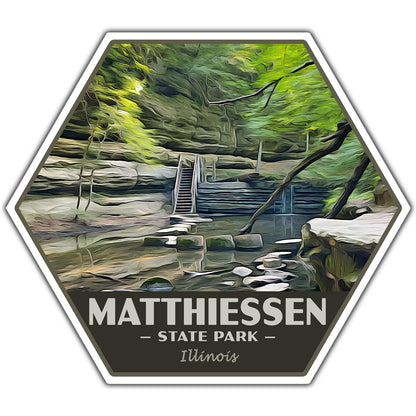 Matthiessen state park sticker
