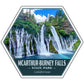McArthur Burney Falls state park sticker