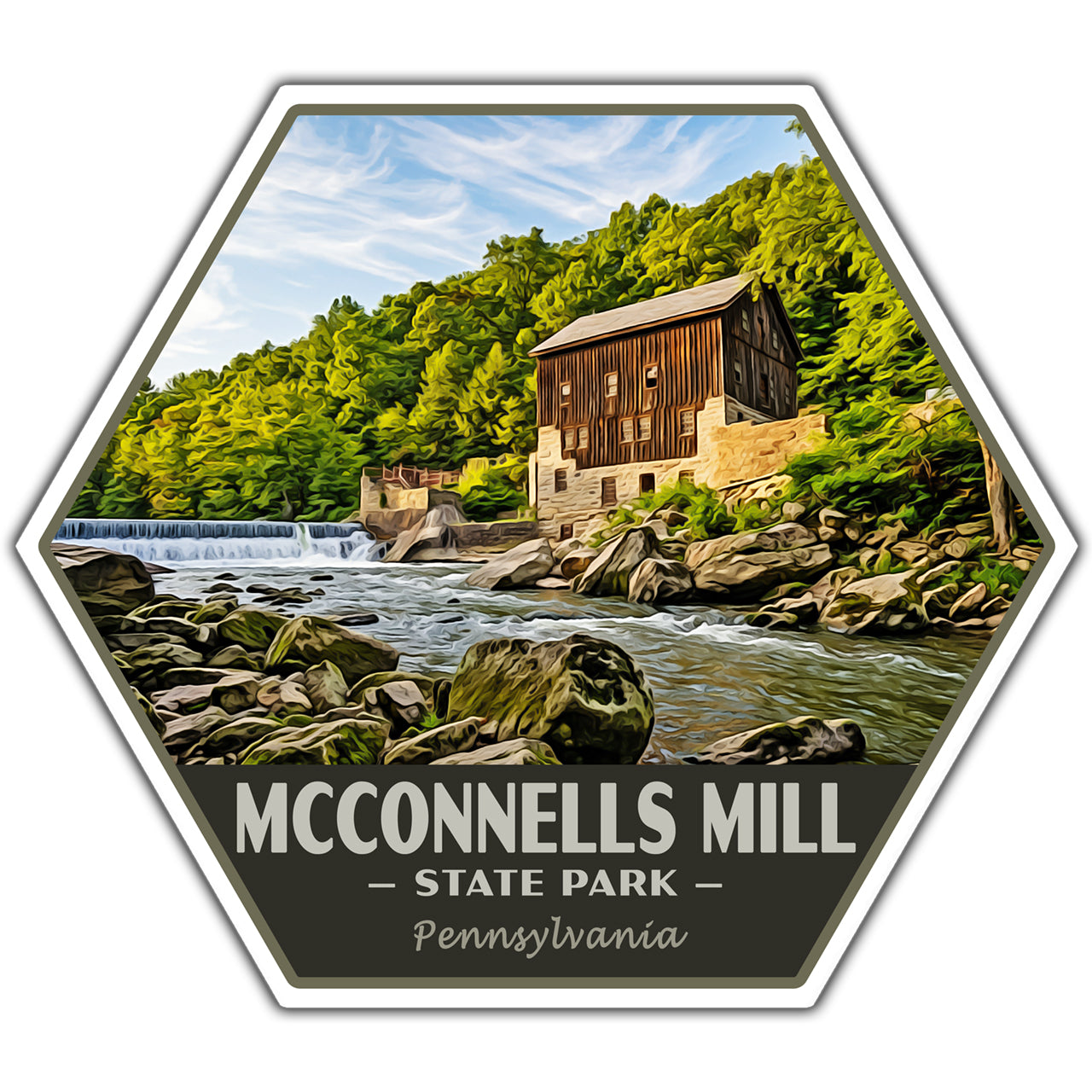 McConnells Mill state park sticker