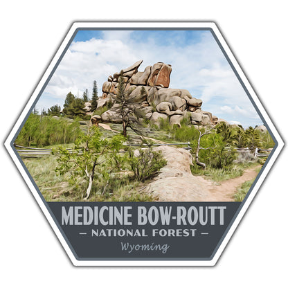Medicine Bow-Routt national forest sticker