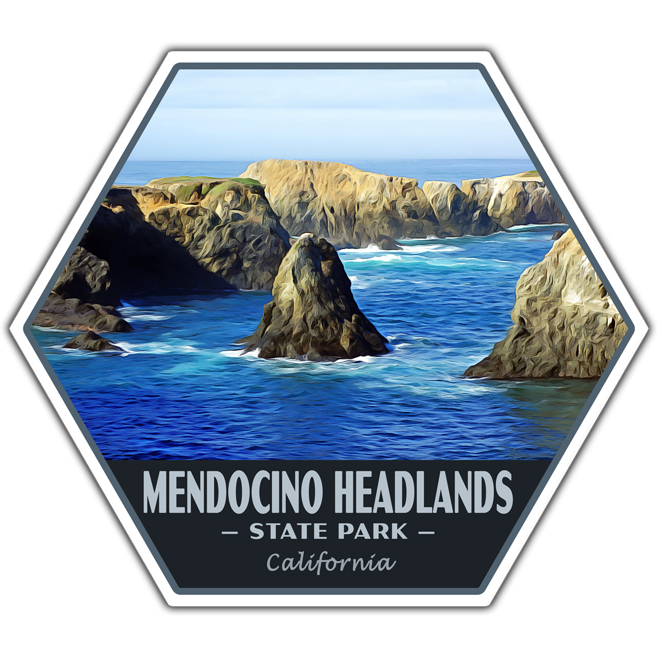 Mendocino Headlands State Park Sticker