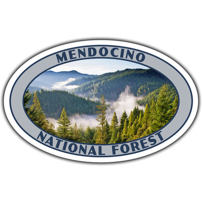 Mendocino national forest sticker