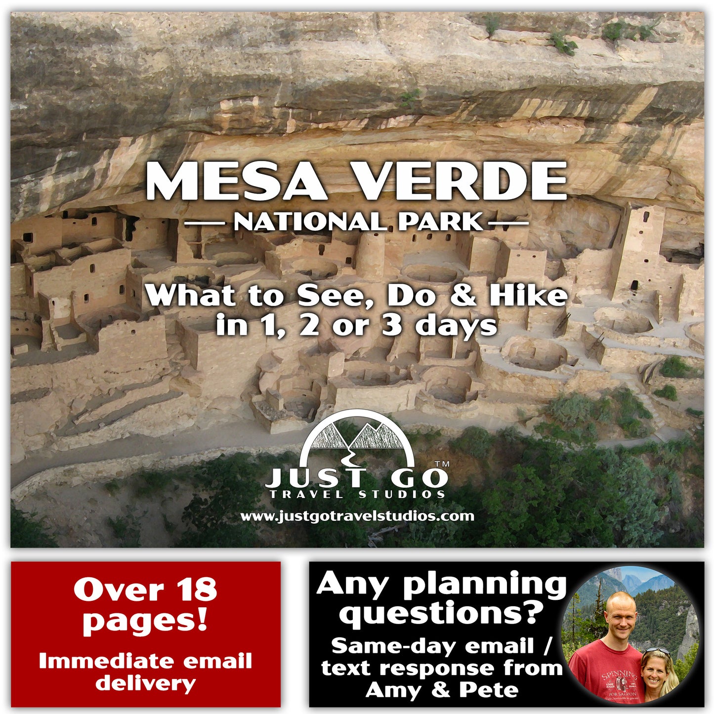 Mesa Verde National Park Itinerary (Digital Download)