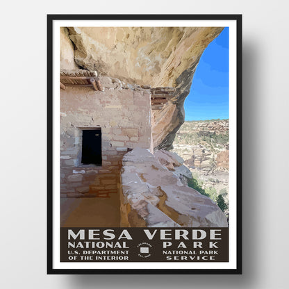 mesa verde national park poster