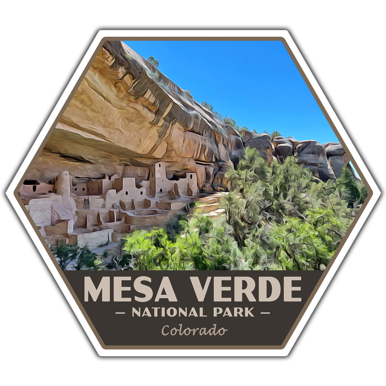 Mesa Verde national park sticker