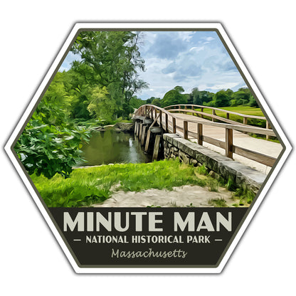 Minute Man national historical park sticker