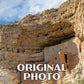 Montezuma Castle National Monument Poster-WPA (Side View)