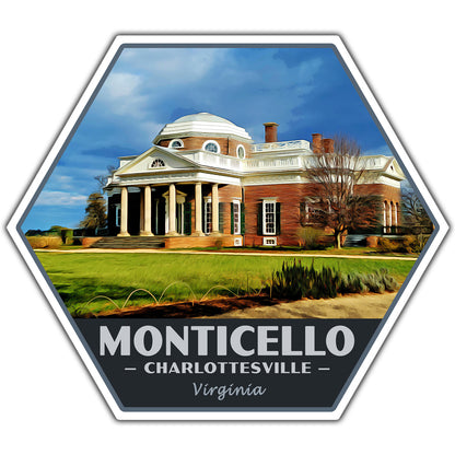 Monticello sticker
