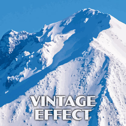 Mount McLoughlin Poster-WPA (Snowy Peak) (Oregon State)