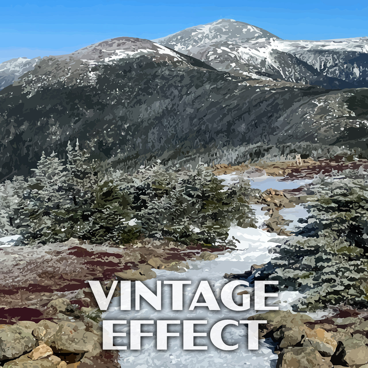 Mount Pierce Poster-WPA (Winter Summit View) (New Hampshire State)