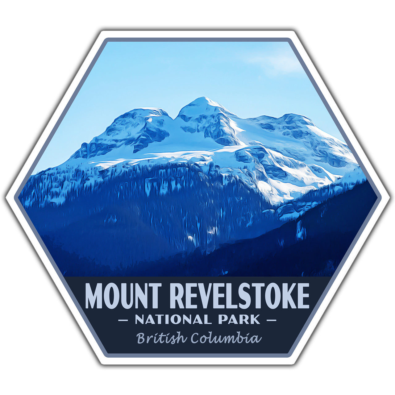 Mount Revelstoke national park sticker