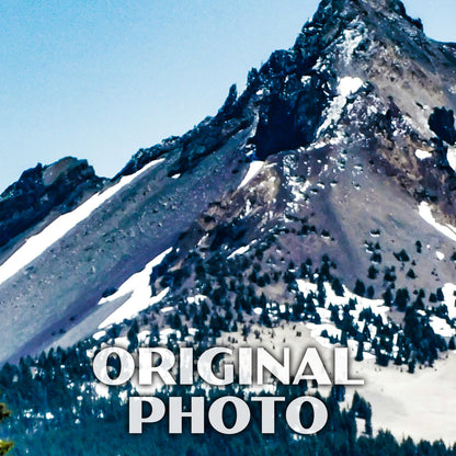 Mount Thielsen Poster-WPA (Forest Overlook) (Oregon State)