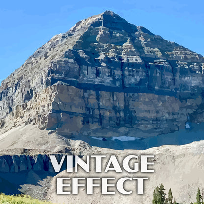 Mount Timpanogos Poster-WPA (Peak View) (Utah State)