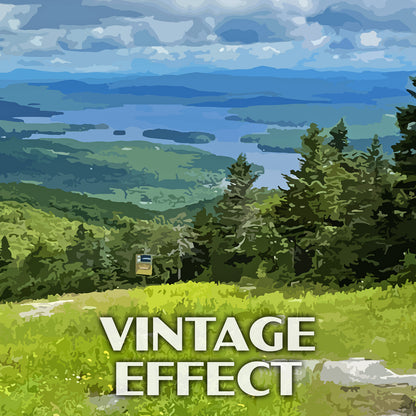 Mount Sunapee State Park Poster - WPA (Mountain View) (New Hampshire State)
