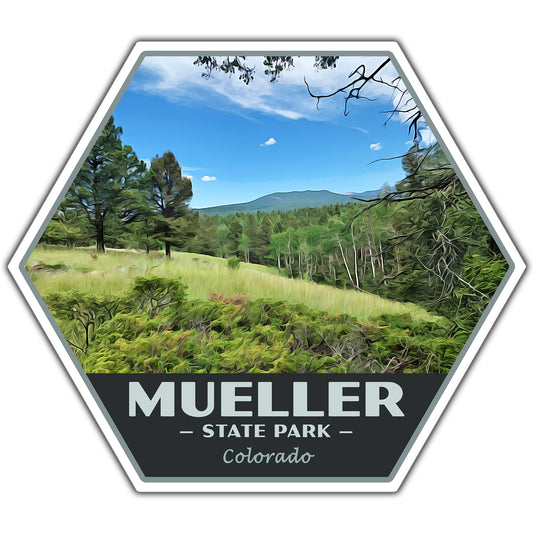 Mueller state park sticker