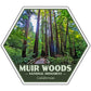 Muir Woods national monument sticker
