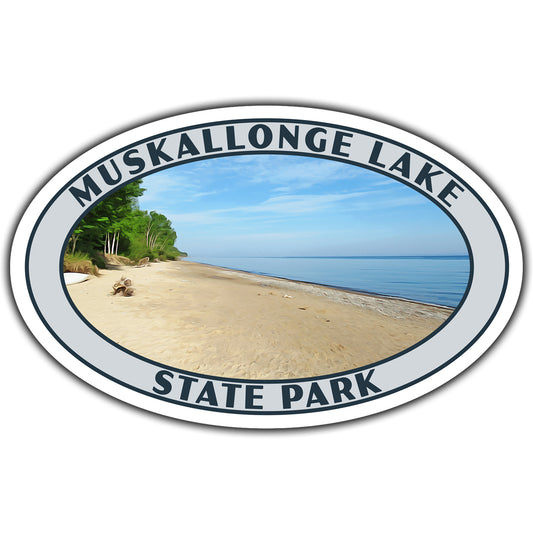 Muskallonge lake state park sticker
