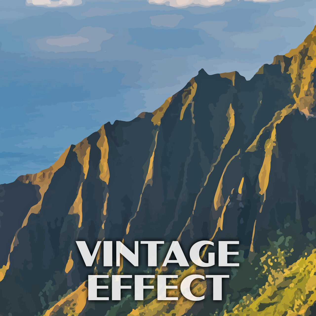 Na Pali Coast State Park Poster-WPA (Kalalau Valley Overlook)