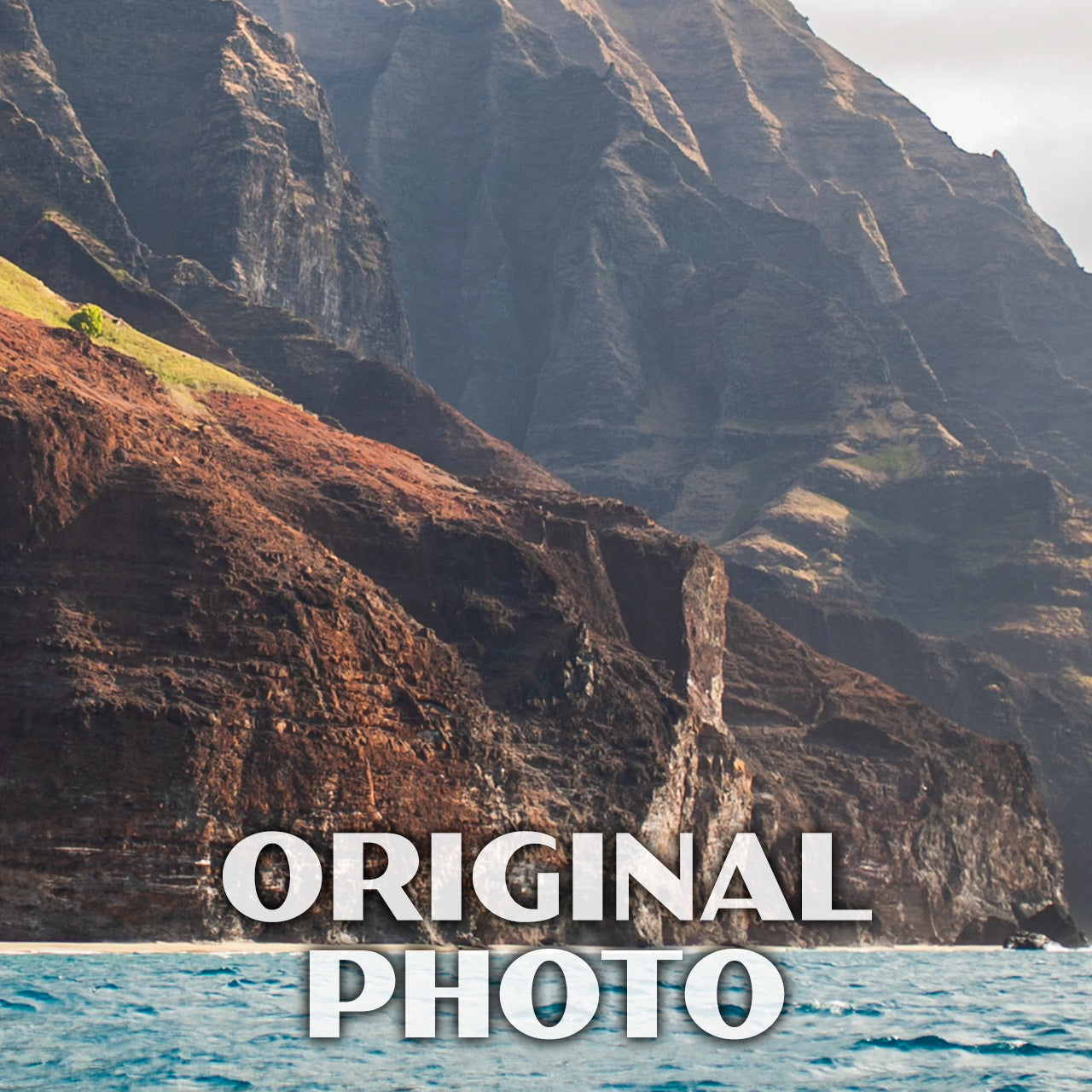 Na Pali Coast State Park Poster-WPA (Coast View from the Water)