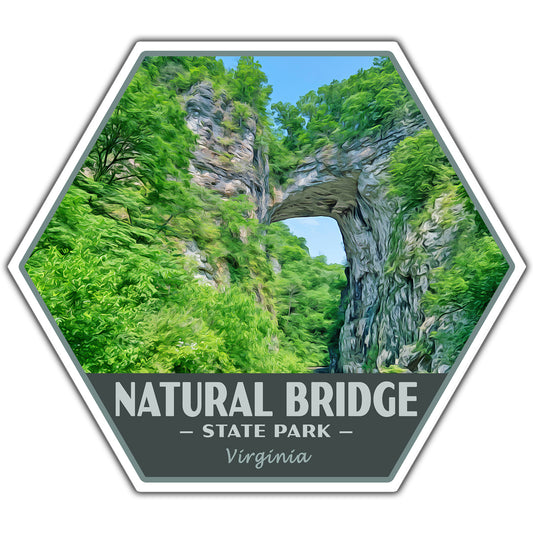 Natural Bridge state park sticker