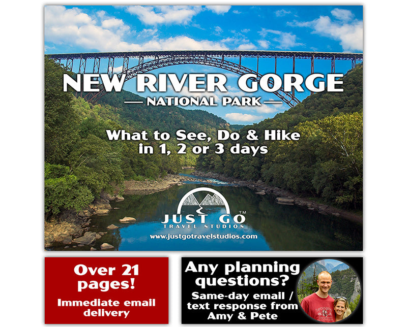 New River Gorge National Park Itinerary (Digital Download)