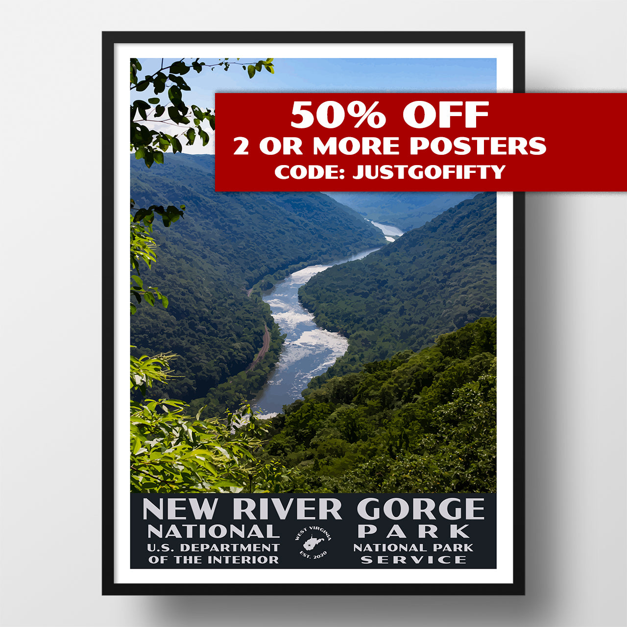 New River Gorge National Park poster