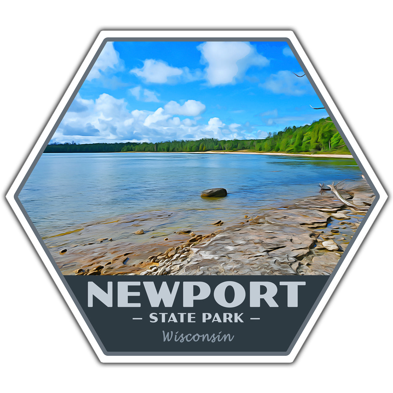 Newport state park sticker
