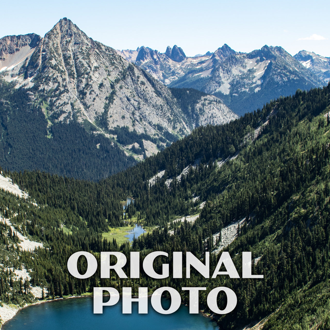 North Cascades National Park Poster-WPA (Maple Pass)
