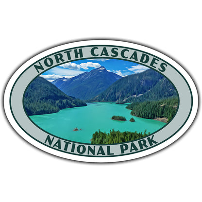 north cascades national park sticker