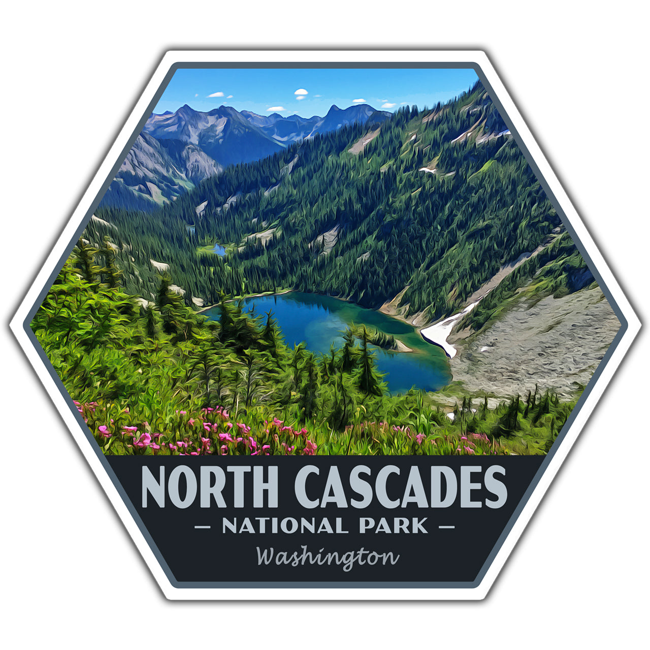 North Cascades National Park Sticker