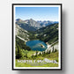 North Cascades National Park Poster-WPA (Maple Pass)