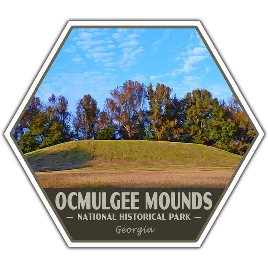 Ocmulgee Mounds national historical park sticker