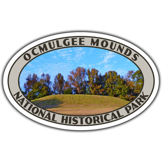 Ocmulgee Mounds national historical park sticker