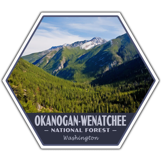 Okanogan-Wenatchee national forest sticker
