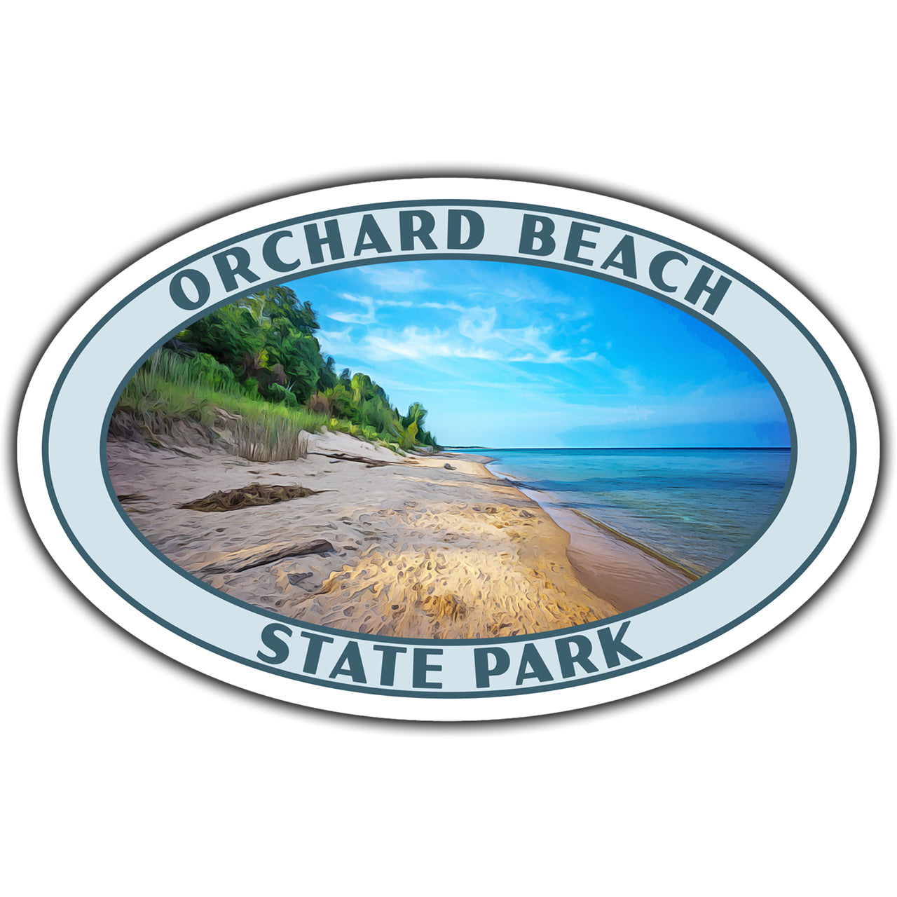 Orchard Beach state park sticker