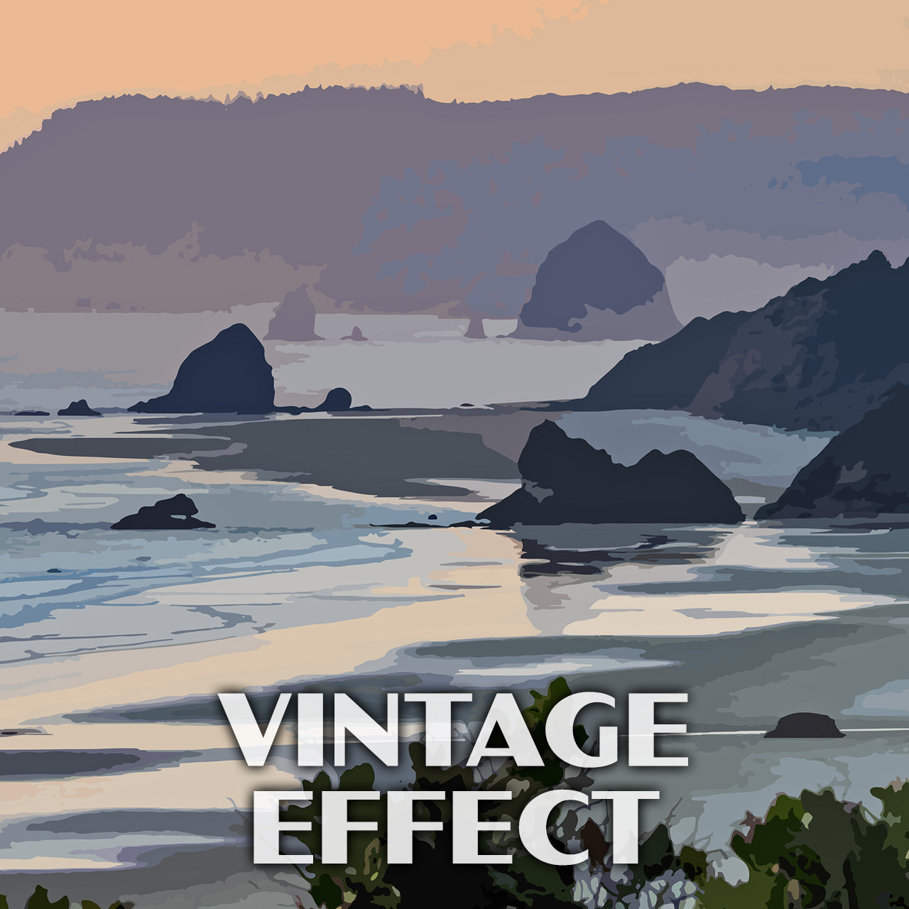 Oregon Coast Poster-WPA (North Coast) (Oregon State)