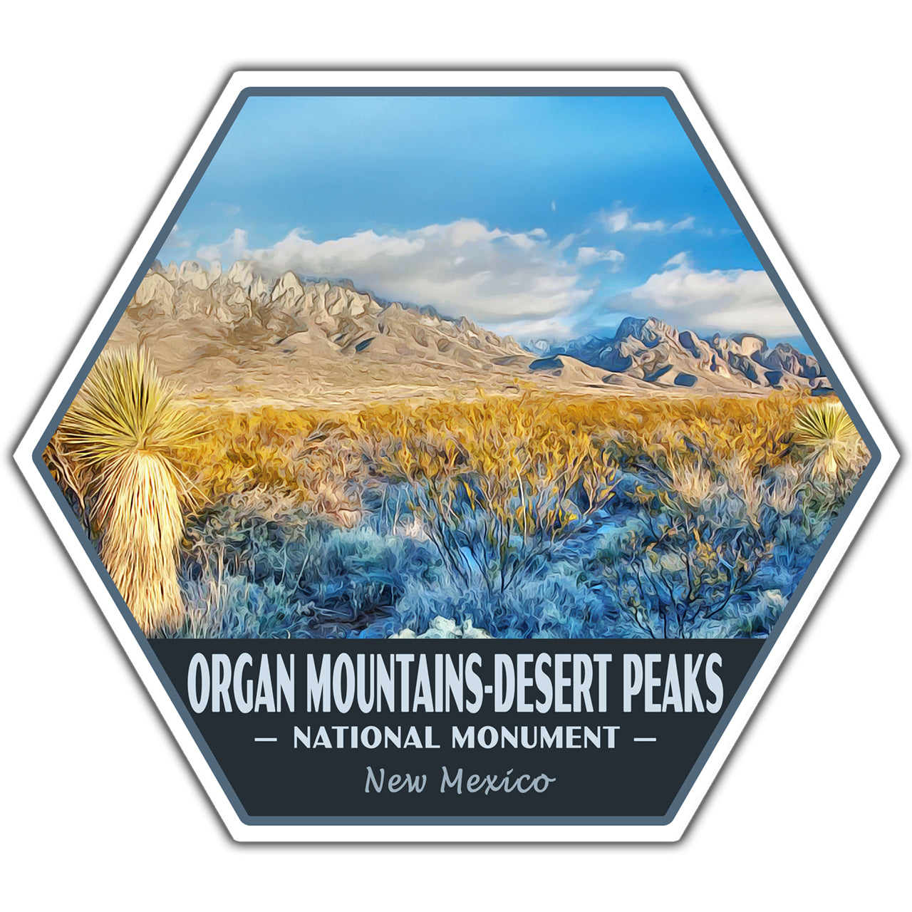 Organ Mountains-Desert Peaks national monument sticker