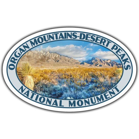 Organ Mountains-Desert Peaks national monument sticker