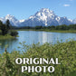 Grand Teton National Park Poster-WPA (Oxbow Bend)