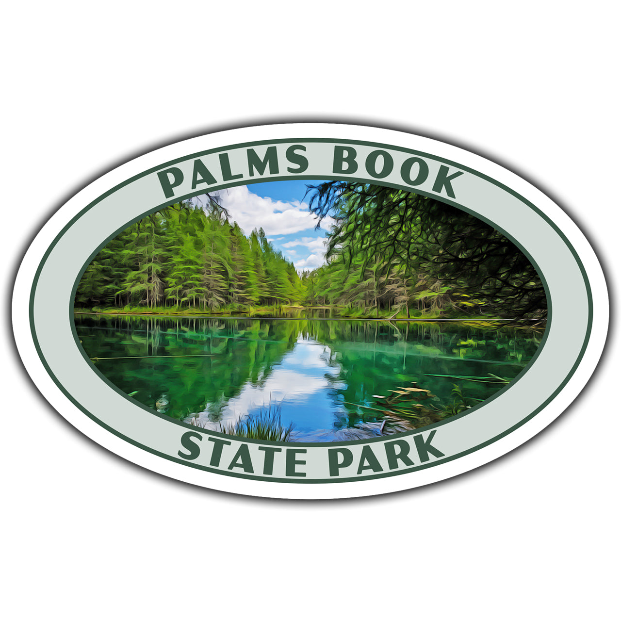 Palms Book state park sticker