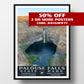 Palouse Falls State Park Poster-WPA (Overlook View)
