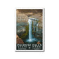 Palouse Falls State Park Poster-WPA (Waterfall Up Close)