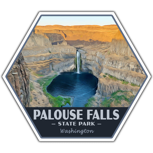 Palouse Falls state park sticker