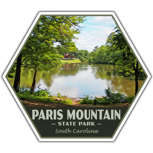 Paris Mountain state park sticker
