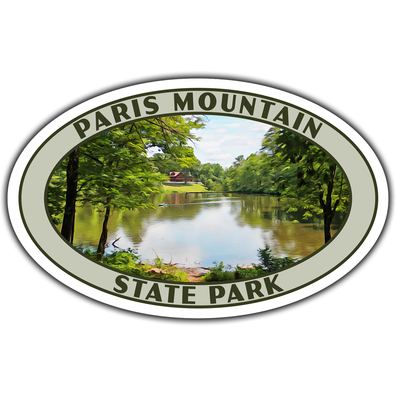 Paris Mountain state park sticker